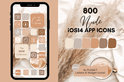 NUDE Theme iOS 14 App Icon BUNDLE, an Icon by Templatables (Thumbnail 8 of 8)