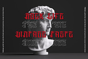 Nokrusa - Gothic Blackletter Font, a Blackletter Font by Dhabee (Thumbnail 6 of 16)