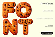 ChocoChunk Font, a Sans Serif Font by Handmadefont (Thumbnail 1 of 13)
