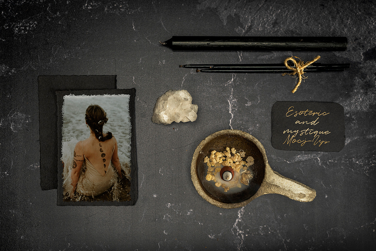 Esoteric and Mystique Mock-up Pack, a Merchandise Mockup by Motion-Box (Photo 2 of 8)