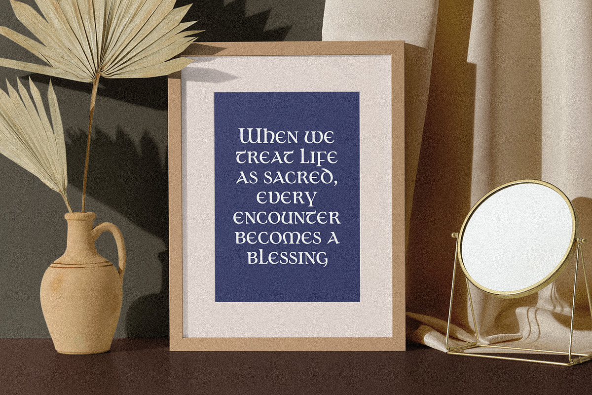 CS Vilma – Uncial Font, a Serif Font by Craft Supply Co. (Photo 8 of 8)