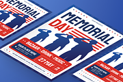 Memorial Day Flyer Set, a Flyer Template by Annora Studio (Thumbnail 5 of 6)