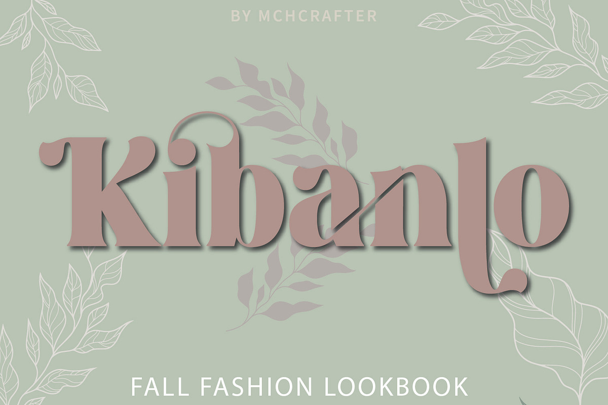 Kanilia | Modern Branding Font, a Serif Font by MchCrafter (Photo 3 of 12)