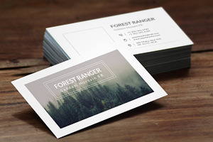 Business Card Forest