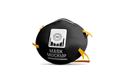 Face Mask Mockup, a Mask Mockup by Mockupdaddy (Thumbnail 11 of 14)