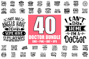 Doctor SVG bundle 40 Designs, an Illustration by ZoomkSVG (Thumbnail 1 of 7)