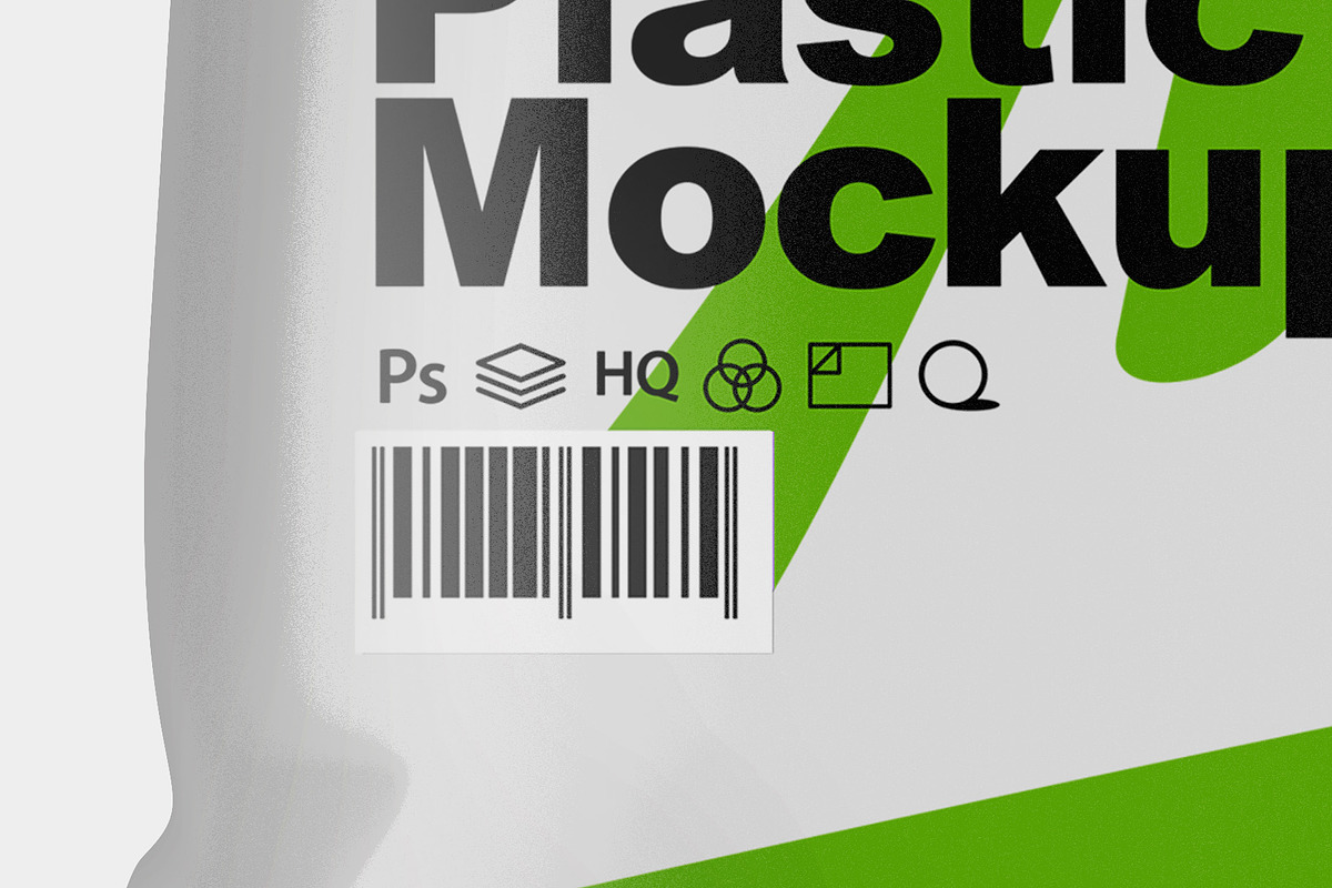 White Plastic Bag Mockup, a Packaging Mockup by Reformer Mockup (Photo 4 of 6)