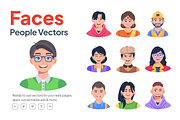 Faces People Vectors, an Emoji Icon by Vectors Market (Thumbnail 1 of 6)