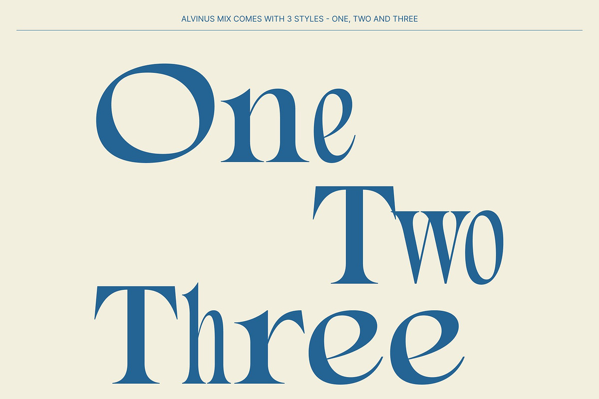 Alvinus Mix, a Serif Font by Craft Supply Co. (Photo 3 of 8)