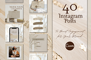 Instagram Template Blogger Neutral, a Social Media Template by Faytemplates (Thumbnail 3 of 9)