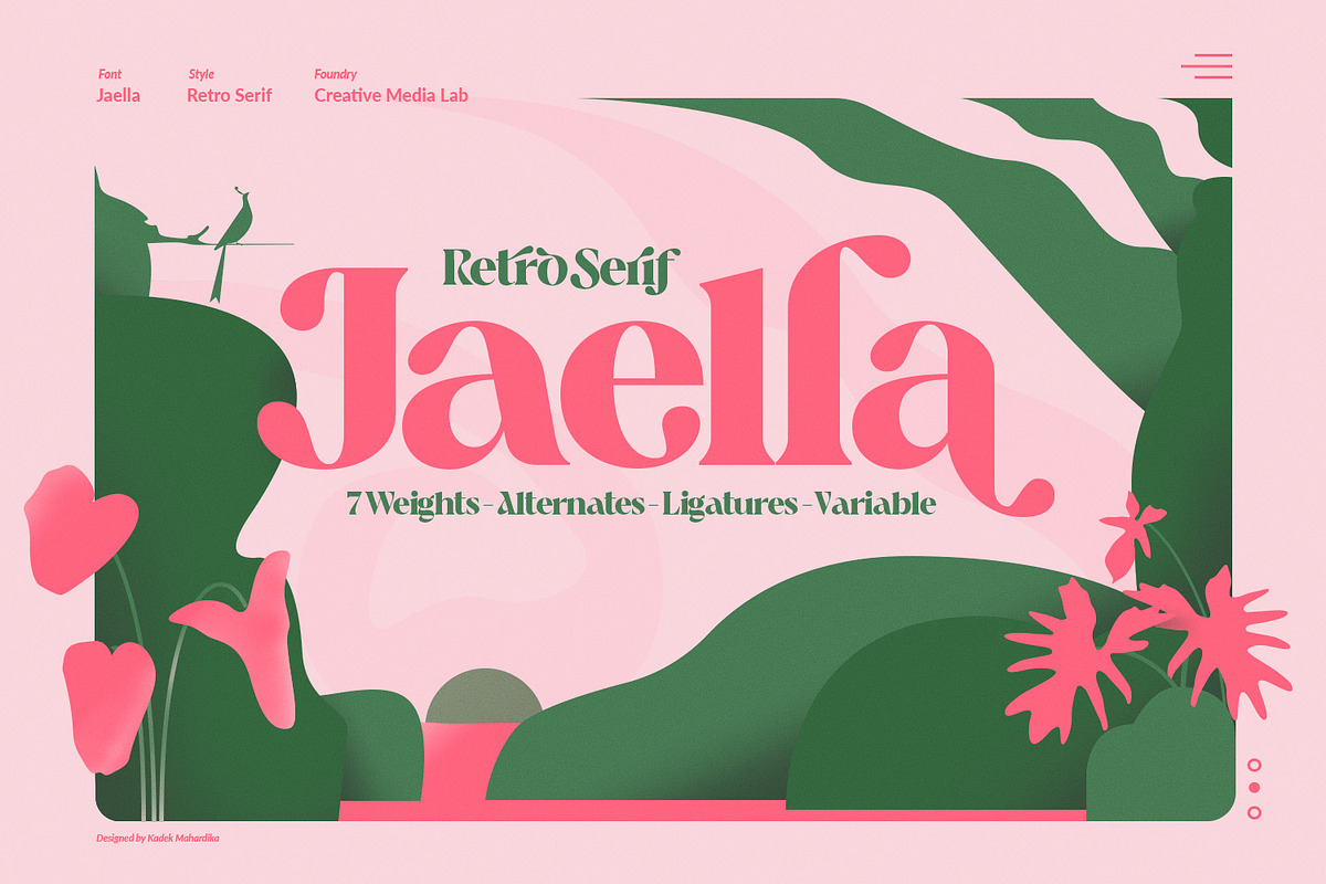 Jaella - Modern Serif Font, a Serif Font by creativemedialab (Photo 2 of 15)