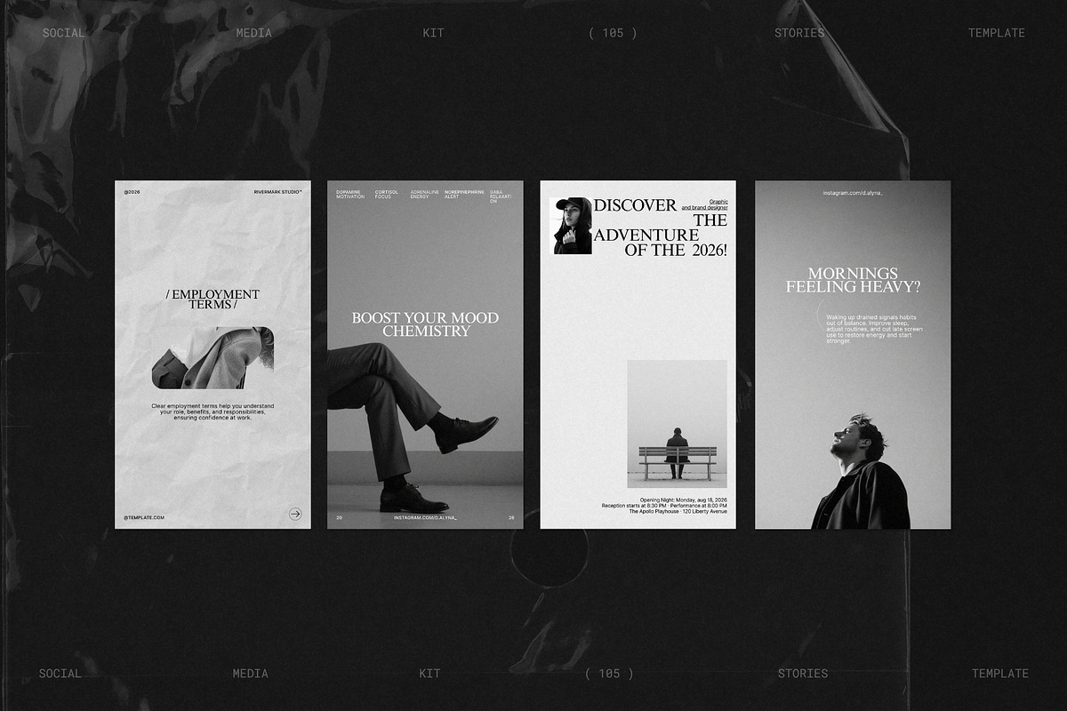 RIVA | Social Media Kit Story Bundle, a Social Media Template by Prapti Design (Photo 6 of 10)