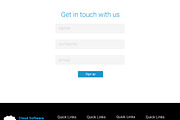 Cloud Software Website PSD Template, a Landing Page Template by NeptuneDesign (Thumbnail 8 of 8)