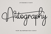 Autography, a Handwritten Font by InermediaSTUDIO (Thumbnail 1 of 8)