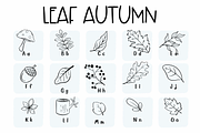 Leaf Autumn| Symbols Fonts, a Symbol Font by Sirinart (Thumbnail 2 of 6)