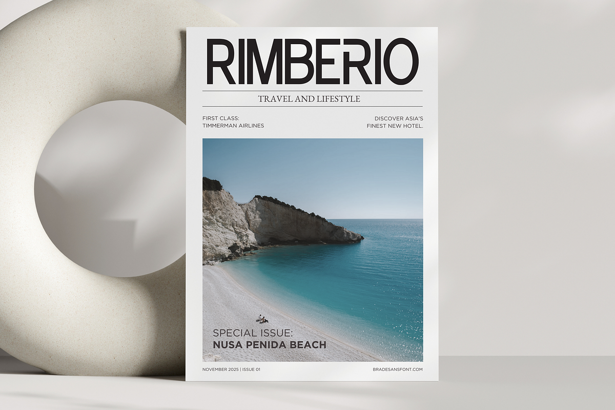 Brade - Modern Display Sans, a Sans Serif Font by Illushvara Design (Photo 9 of 10)