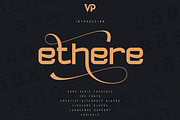 Ethere - Futuristic Sans - 162 fonts, a Sans Serif Font by VP Fonts (Thumbnail 1 of 27)