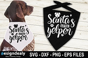Dog Christmas Bandana SVG Bundle, a Graphic by Buysvgbundles (Thumbnail 2 of 7)