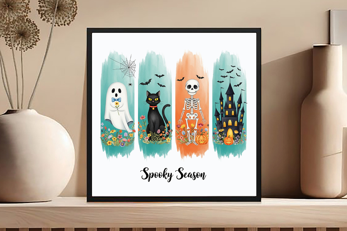Halloween Spooky Season PNG, an Illustration by DreamCafeArt (Photo 3 of 6)