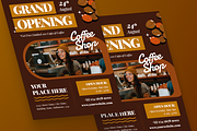 Grand Opening Coffee Shop Flyer, a Flyer Template by MMPixelCraft (Thumbnail 2 of 6)
