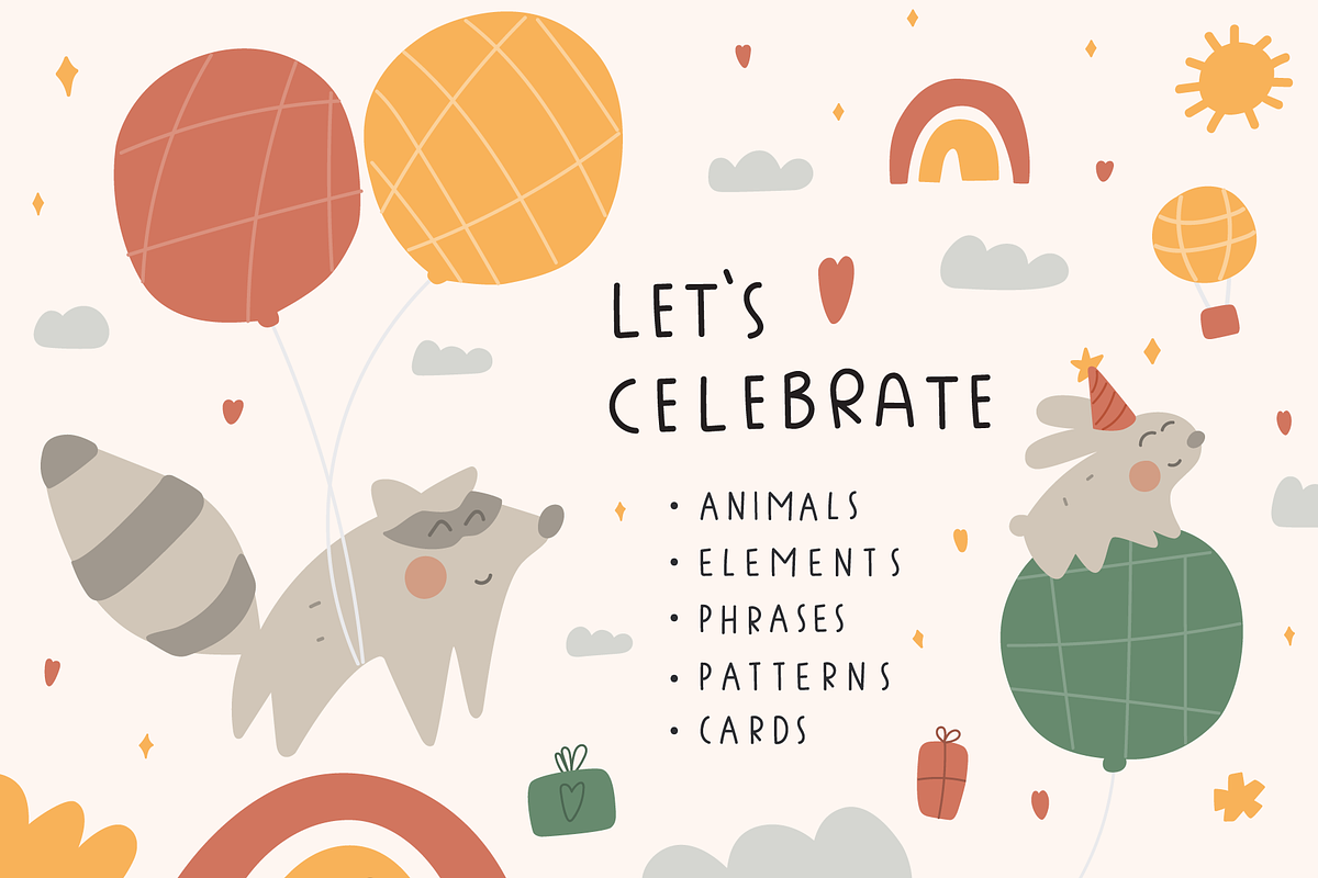 Let's celebrate, an Animal Illustration by cutelevindesign (Photo 1 of 11)