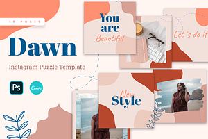 Dawn Instagram Puzzle CANVA PS