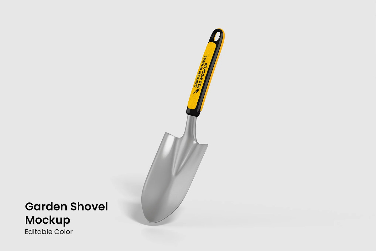 Garden Shovel Mockup, a Household Mockup by renderstockmarket