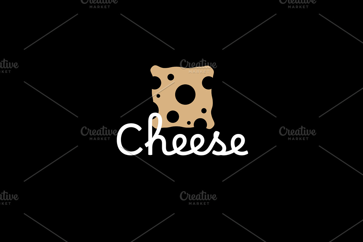 Cheese logo icon illustration, a Branding & Logo Template by Dyn Studio