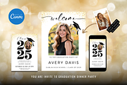 Graduation Invitation Class of 2025, an Invitation Template by Earth5168 (Thumbnail 2 of 9)