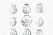Chinoiserie easter eggs clipart., a Seasonal Illustration by Invite to Clipart (Thumbnail 2 of 6)
