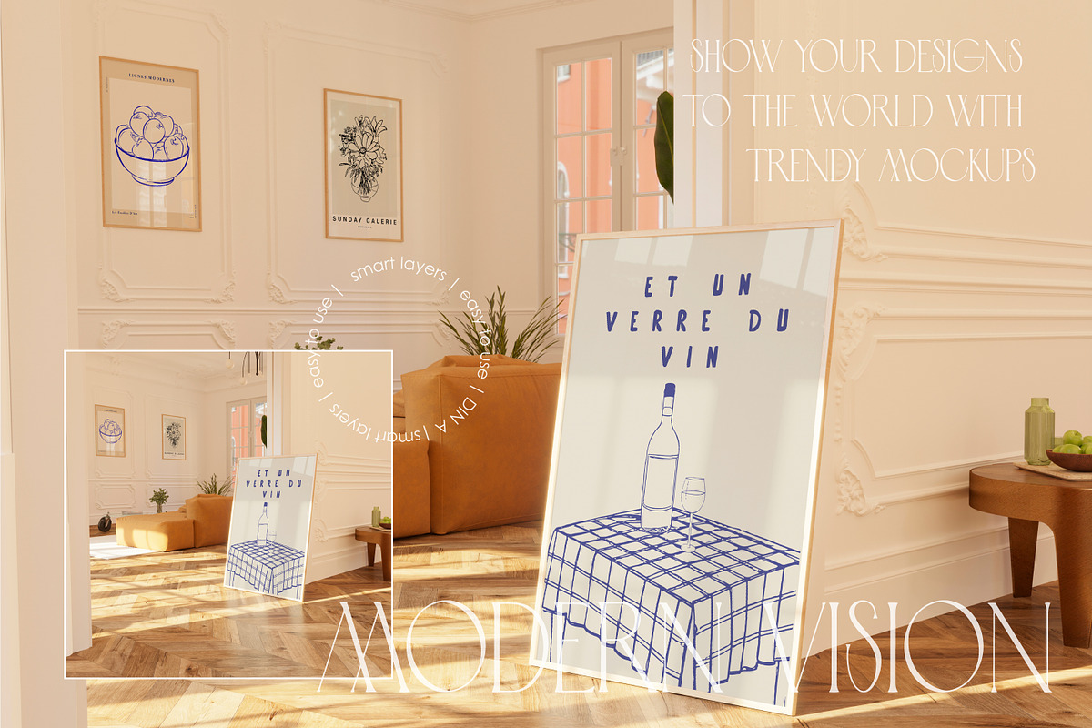 ADELE ROOM | Frame mockup set, a Household Mockup by yuliyuri.studio (Photo 28 of 44)