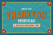 Morucas – Mexican Engraving Font, a Serif Font by Drizy (Thumbnail 10 of 10)