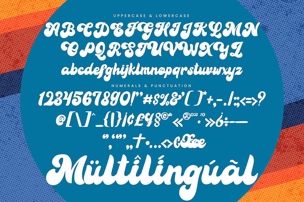 Flickes Magtile Bold Vintage Script, a Script Font by Jaruka (Photo 8 of 9)