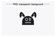 Angry and Nervous Rabbit Emojis, an Animal Illustration by Designfour (Thumbnail 2 of 7)