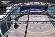 Virtual TV Studio News Set 35, an Architecture 3D Model by akerStudio (Thumbnail 32 of 39)