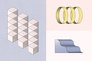 Geometric & Abstract Illustrations, an Object Graphic by Paulina Sara Design (Thumbnail 2 of 17)