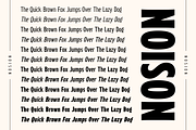 Noison Font Family, a Sans Serif Font by LoneArmy (Thumbnail 5 of 12)