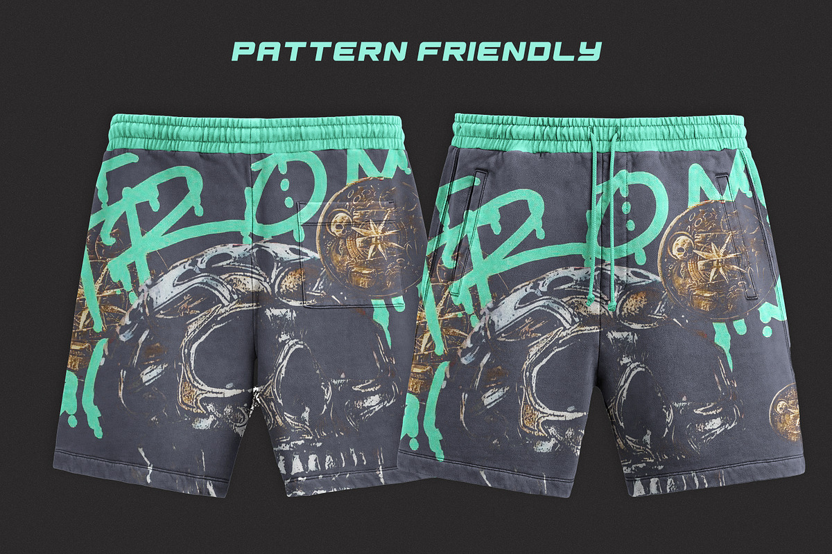 Professional sweatshort mockup psd, a Bottom Mockup by NH graphic (Photo 5 of 7)