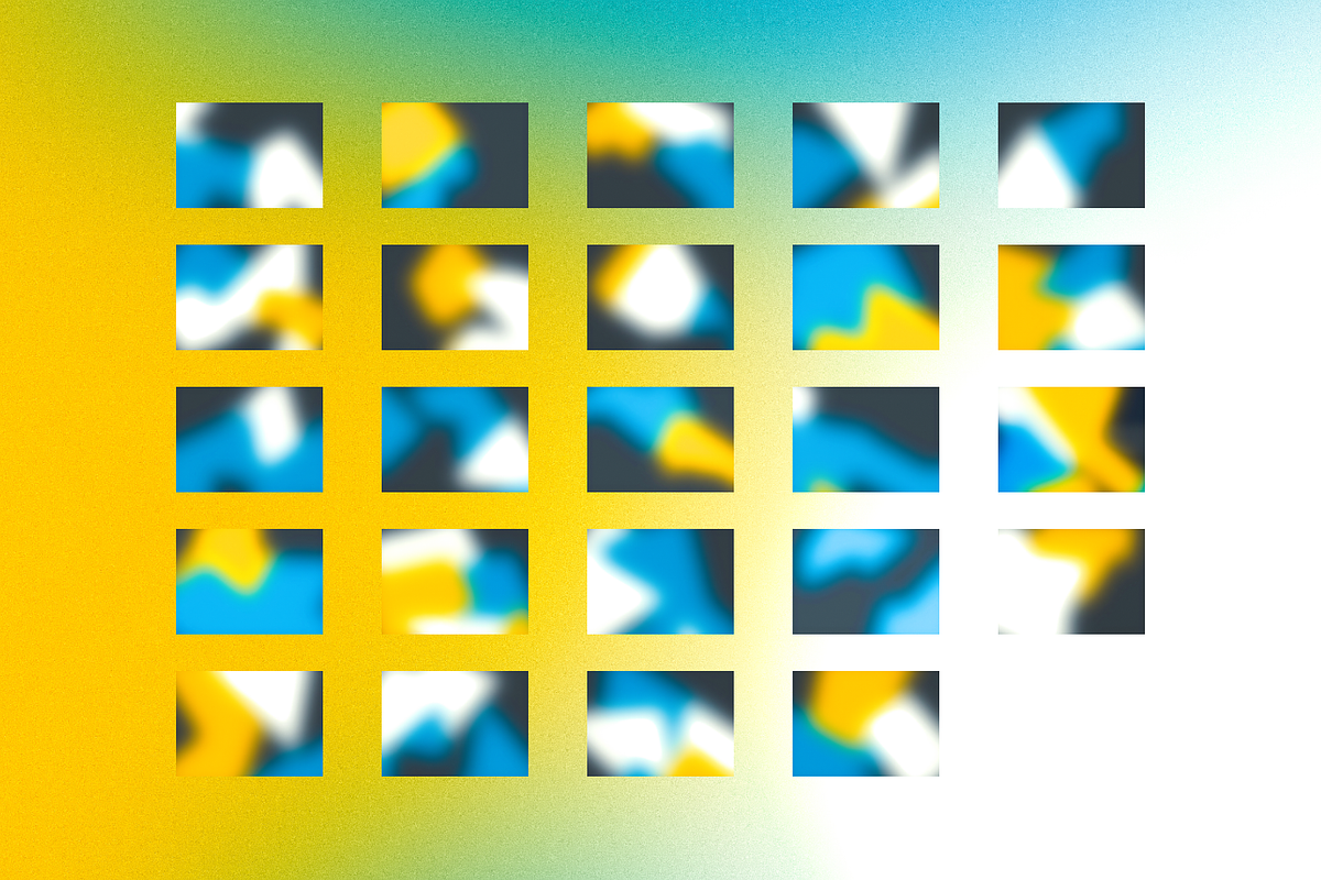 Mesh Grain Gradient Backgrounds, a Background Graphic by Petr Bilek (Photo 3 of 3)