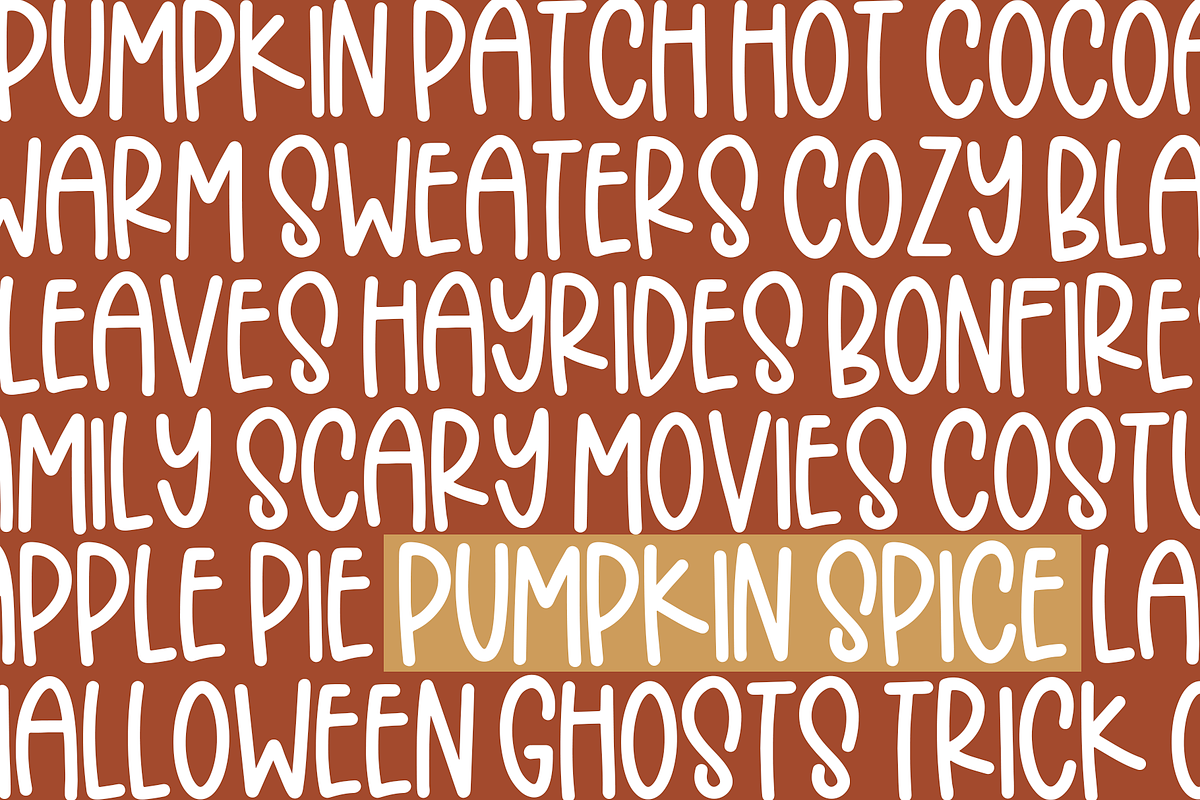 Crisp Leaves | Font with Doodles, a Font by KA Designs (Photo 5 of 12)