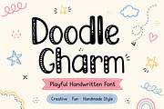Doodle Charm – Handwritten Font, a Handwritten Font by Wow Magic (Thumbnail 1 of 5)