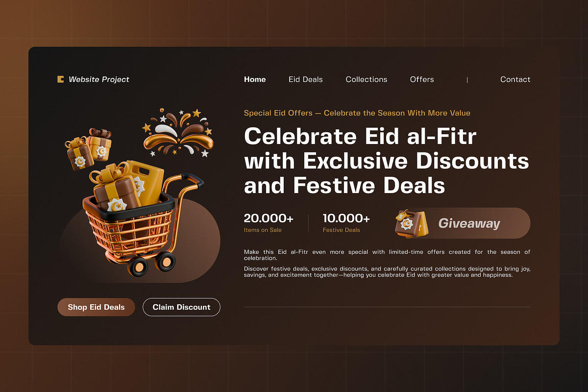 Eid Al-Fitr 3D Illustration Pack, an Object 3D Model by Tempcraft (Photo 4 of 5)