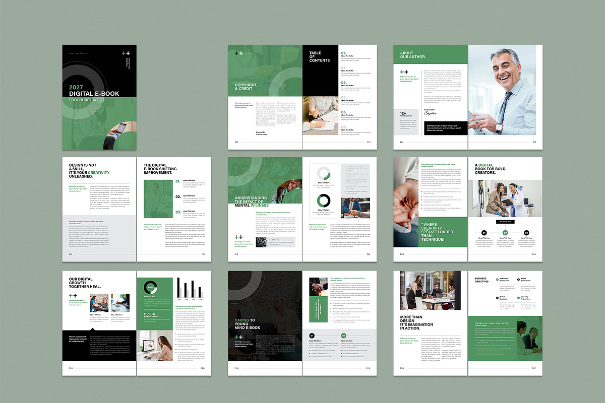 Digital Brochure Ebook Template, a Brochure Template by NorthPeak (Photo 10 of 11)