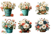 vintage wicker basket clipart, an Illustration by Designworld (Thumbnail 6 of 6)