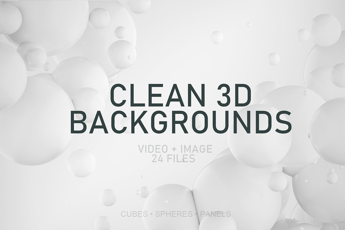 Clean 3D Backgrounds Animated, a Background Graphic by Mio Buono (Photo 1 of 6)