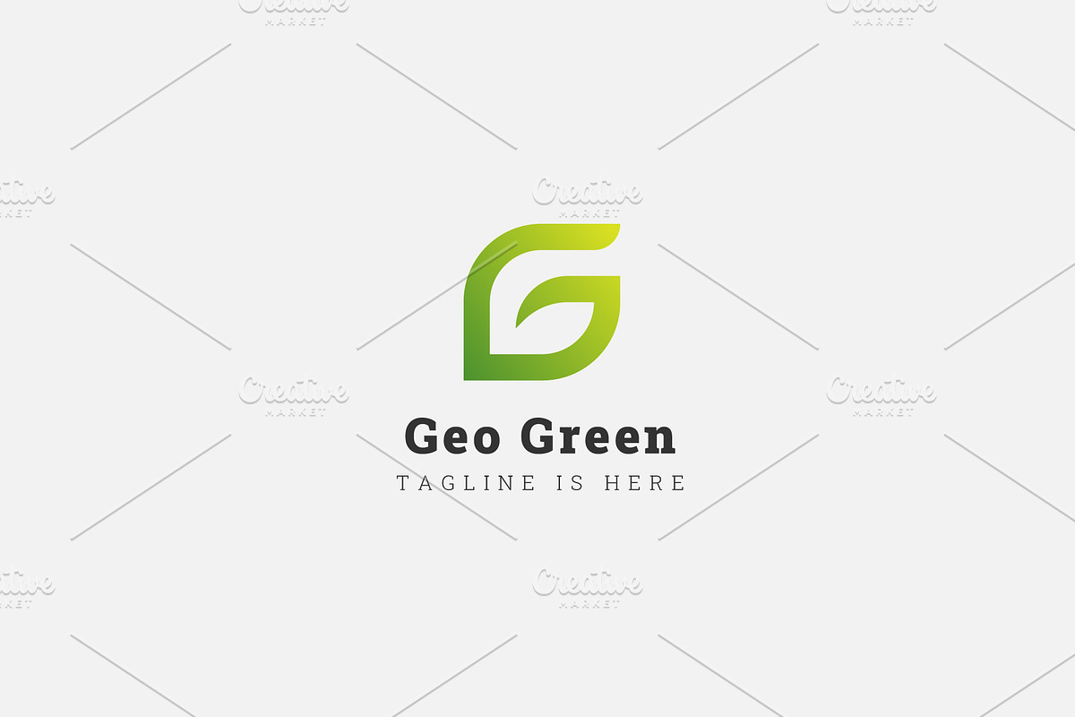 Nature leaf logo letter G, a Branding & Logo Template by Izalsye (Photo 1 of 4)