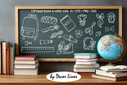 Back To School Doodles With Bows, an Education Illustration by Decor Lines (Thumbnail 7 of 16)
