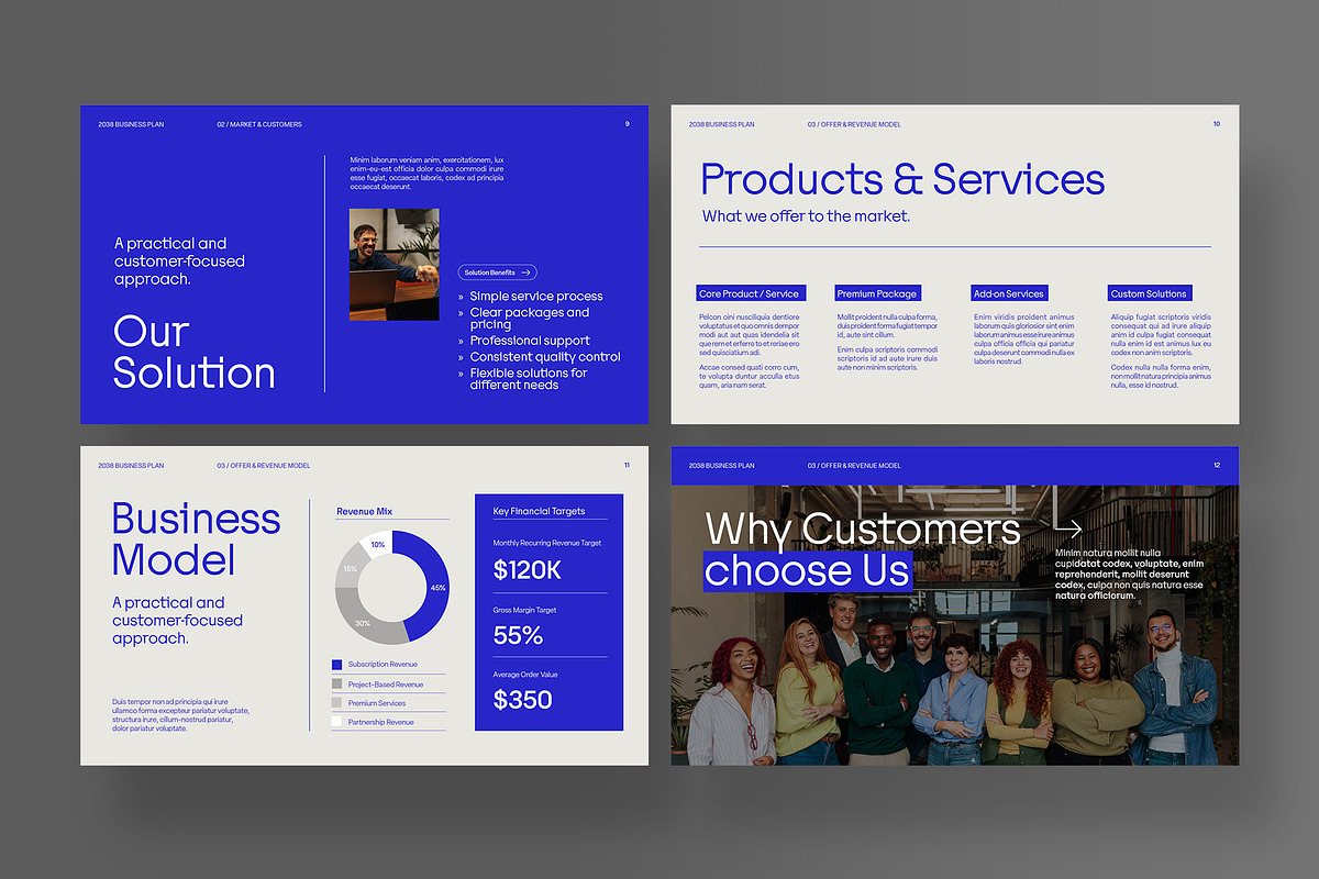 Business Plan Presentation Template, a Presentation Template by BrandPacks (Photo 4 of 7)