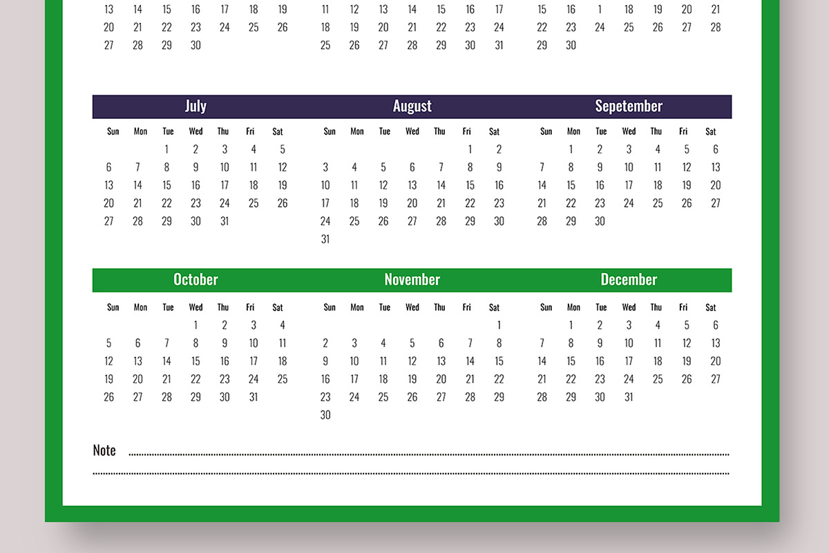 Calendar Layout 2025, a Stationery Template by ContestDesign (Photo 4 of 4)