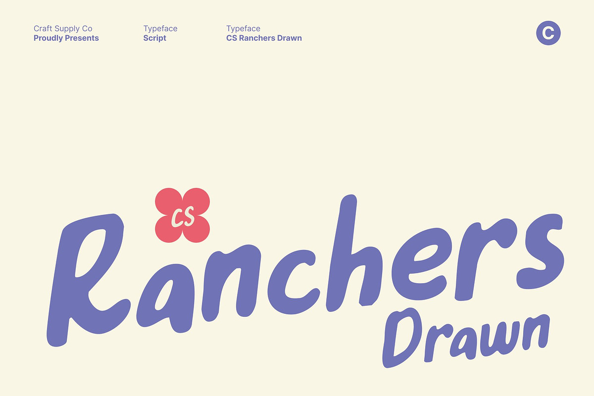 CS Ranchers Drawn, a Handwritten Font by Craft Supply Co. (Photo 1 of 8)
